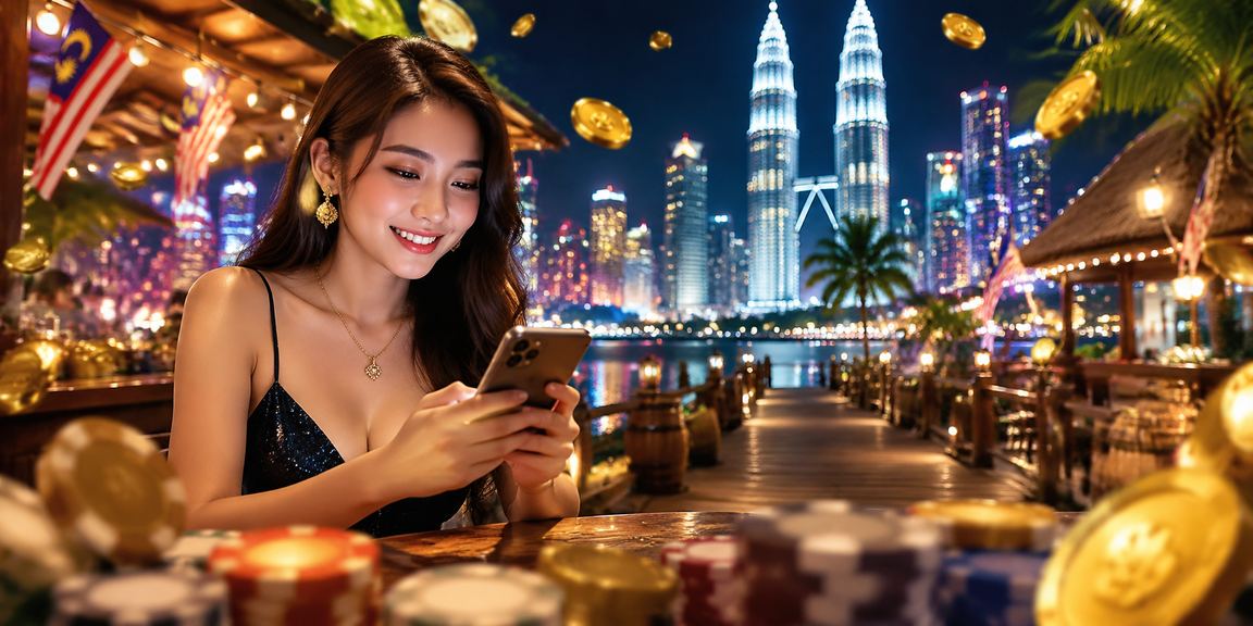 Suasana kasino mudah alih di Kuala Lumpur dengan gaya tempatan